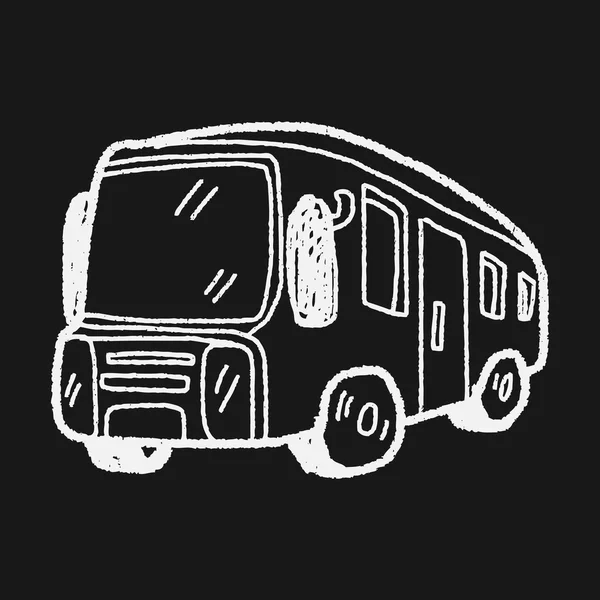 Buss doodle — Stock vektor