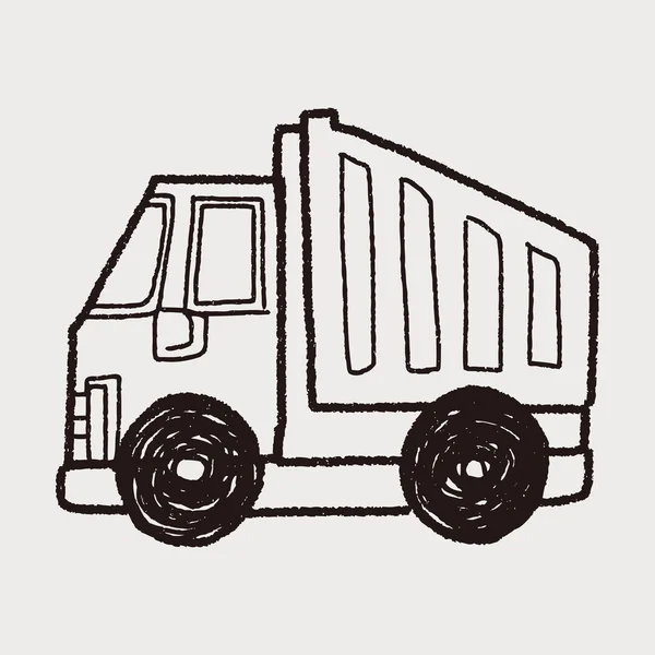 Truck doodle — Stock Vector