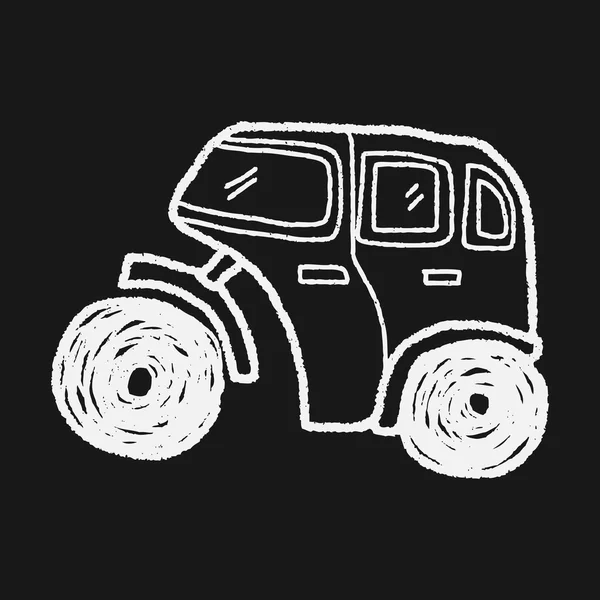 Camion doodle — Image vectorielle