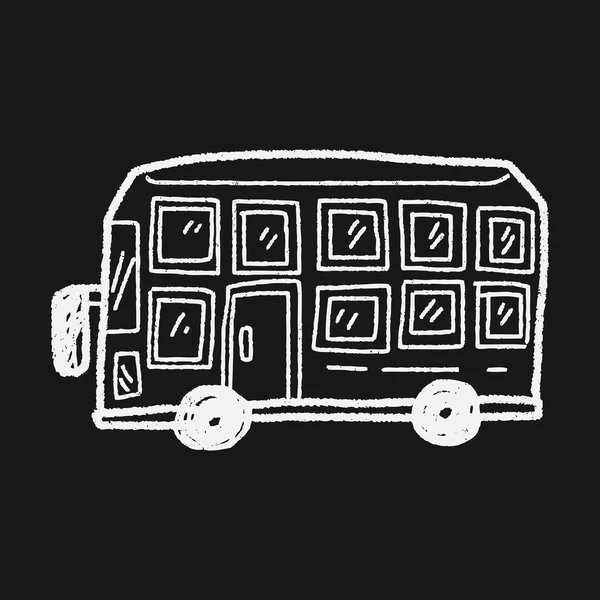 Bus doodle — Stockvector