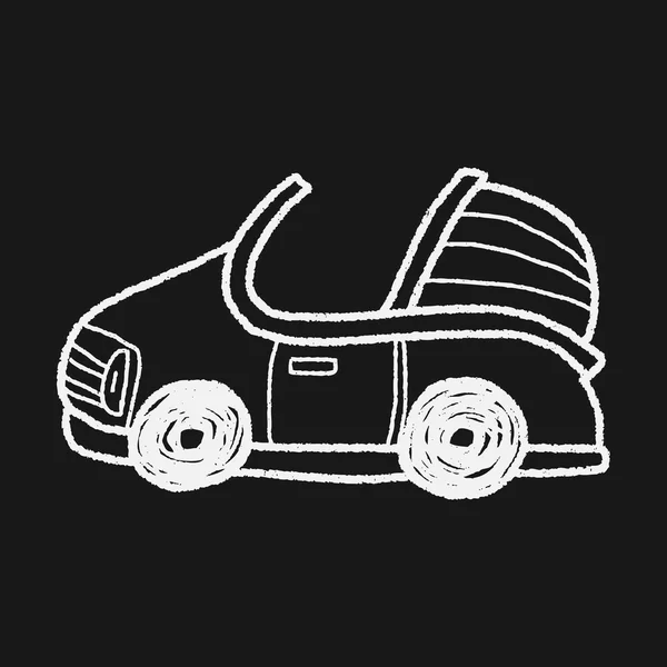 Voiture doodle — Image vectorielle