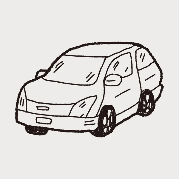 Garabato del coche — Vector de stock