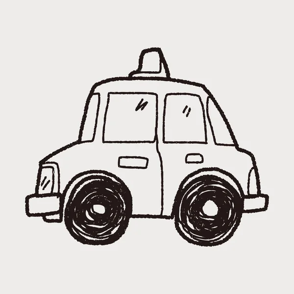 Taxi doodle — Stockvector