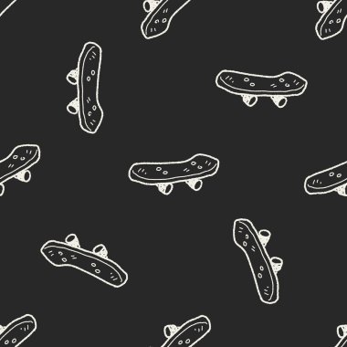 tekerlekli paten doodle