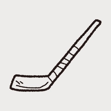 Hokey sopası doodle