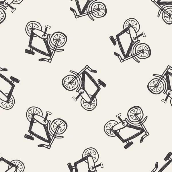 Doodle de bicicleta — Vetor de Stock