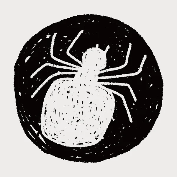 Doodle павук — стоковий вектор