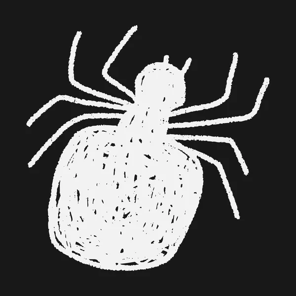 Doodle de aranha — Vetor de Stock