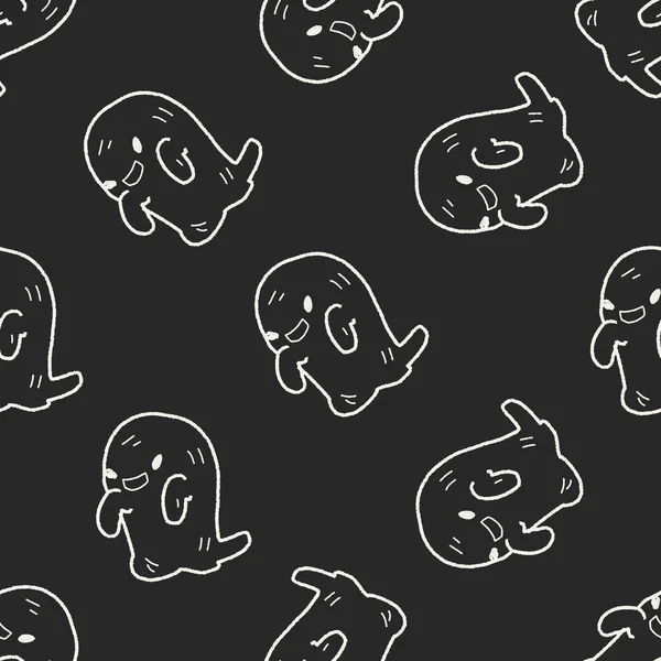 Ghost doodle — Stock vektor