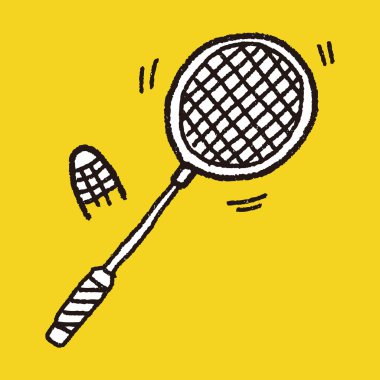 Doodle badminton