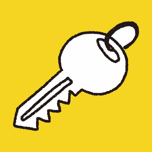 Doodle Key — Stock Vector