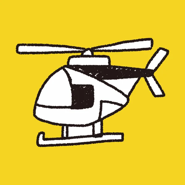 Doodle ελικόπτερα — Διανυσματικό Αρχείο