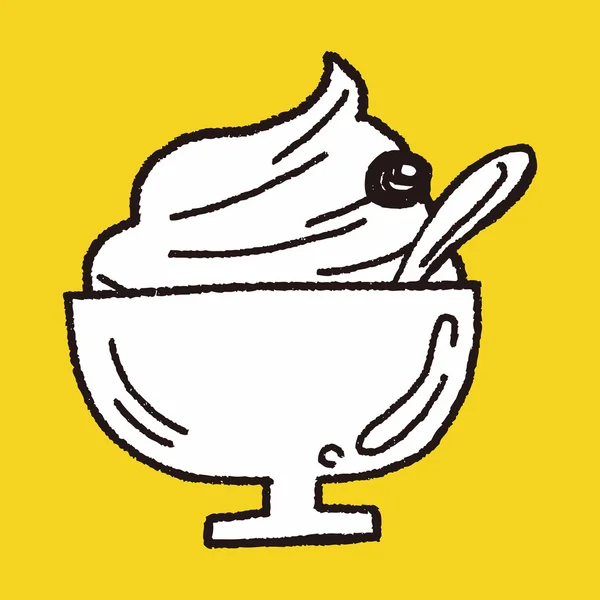 Doodle helado. — Archivo Imágenes Vectoriales