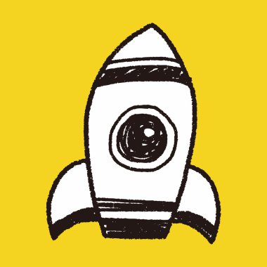 Uzay gemisi doodle