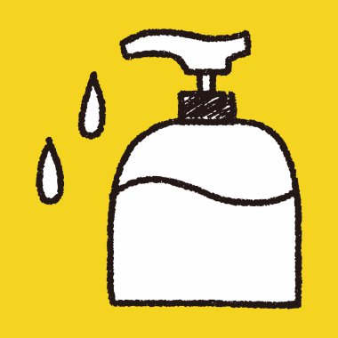 Doodle yıkama şişe