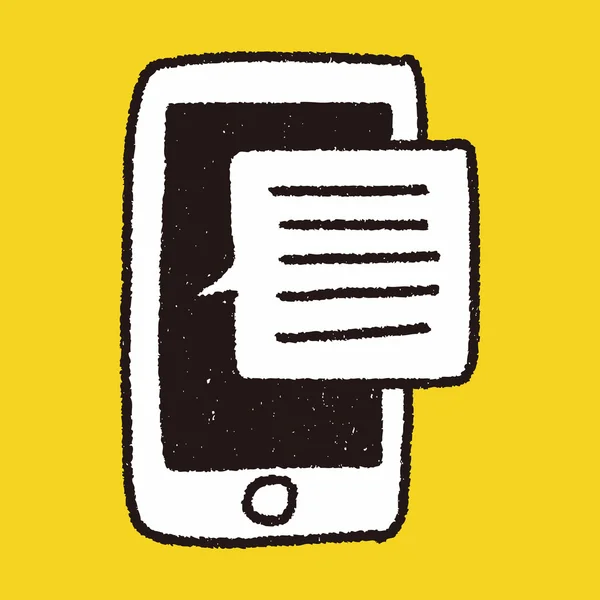 Doodle telefon konuşma