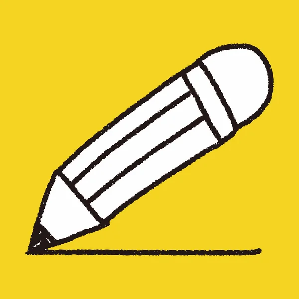 Doodle pencil — Stock Vector