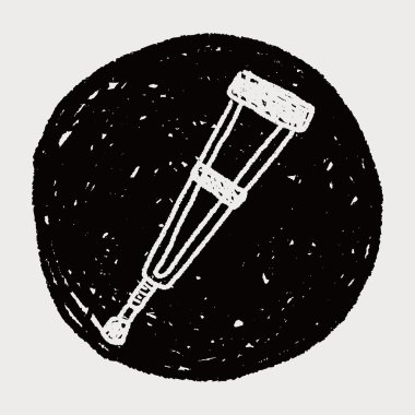 koltuk değneği doodle