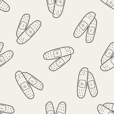 Doodle sıva Dikişsiz desen arka plan