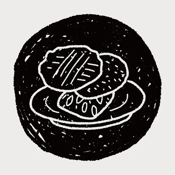 Cookie doodle — Stock vektor