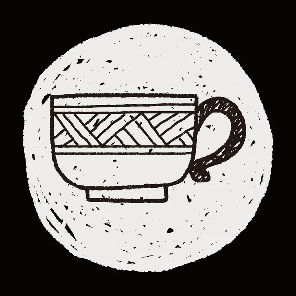 Чашка кофе каракули — стоковый вектор