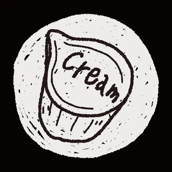 Creamer doodle — Stock vektor