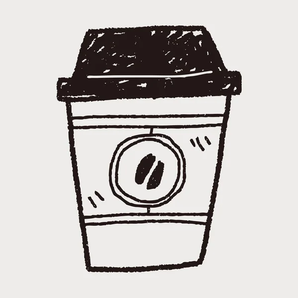 Doodle café — Image vectorielle