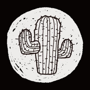 kaktüs doodle