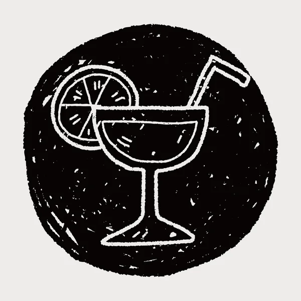 Doodle-Cocktail — Stockvektor