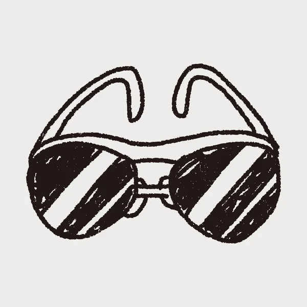 Sunglasses doodle — Stock Vector