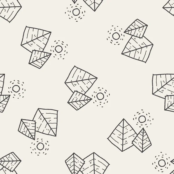 Doodle pyramid seamless pattern background — Stock Vector