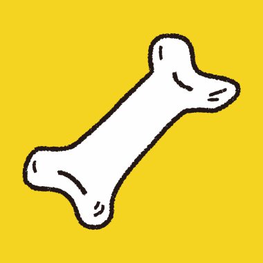 Köpek Gıda kemiği doodle