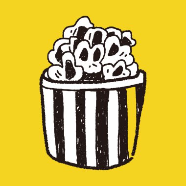 patlamış mısır doodle