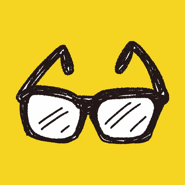 Gafas de Doodle — Vector de stock