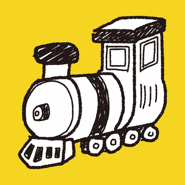 火车涂鸦 — 图库矢量图片