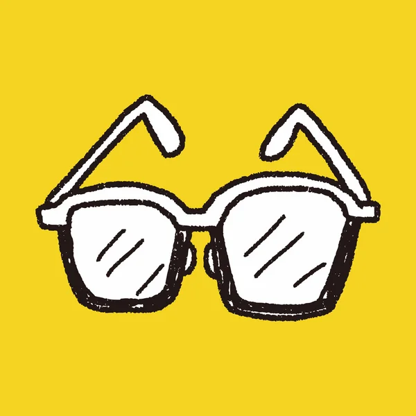 Gafas de Doodle — Vector de stock