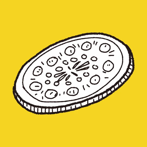 Pizza Doodle — Archivo Imágenes Vectoriales