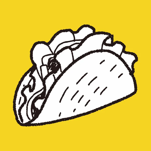 Burrito-Doodle — Stockvektor