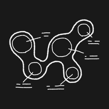 Infographic grafik doodle çizim