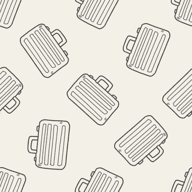 Evrak Çantası'nı doodle çizim