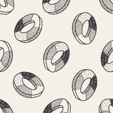 Infographic grafik doodle çizim