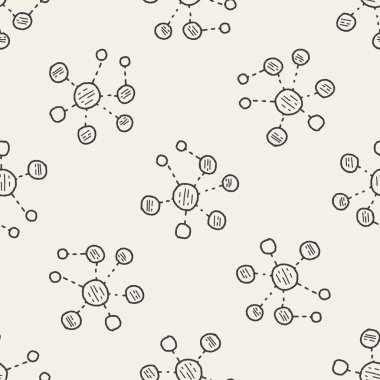 Infographic grafik doodle çizim