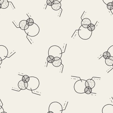 Infographic grafik doodle çizim