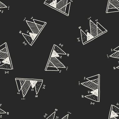 Infographic grafik doodle çizim