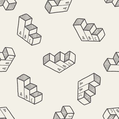 Infographic grafik doodle çizim