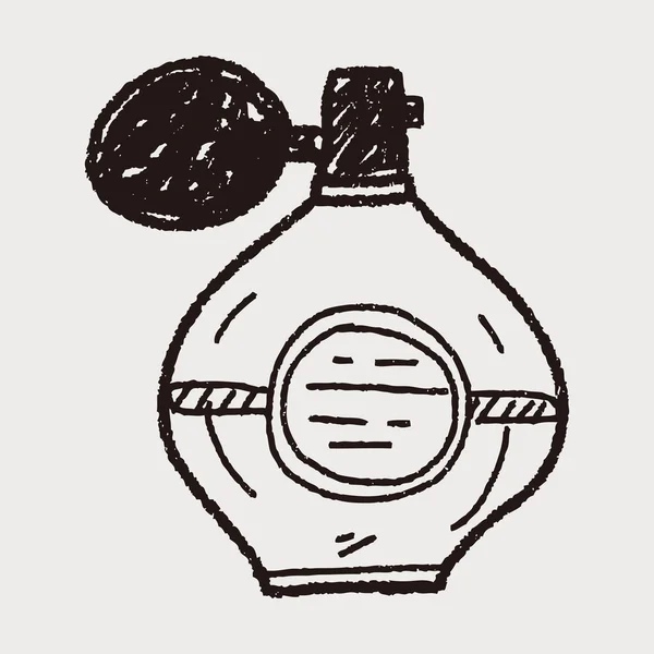 Doodle parfüm — Stock Vector