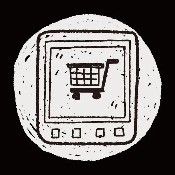 Мобильный шопинг — стоковый вектор
