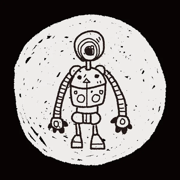 Robotdoodle – Stock-vektor