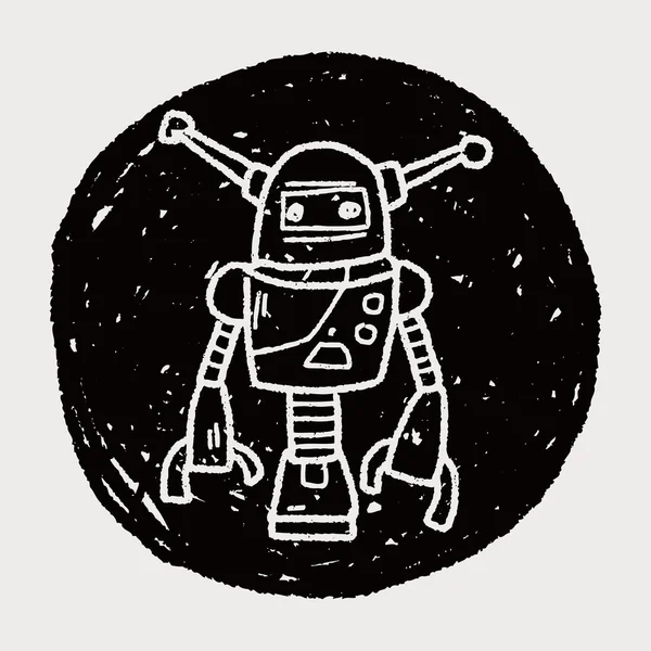 Robotdoodle – Stock-vektor