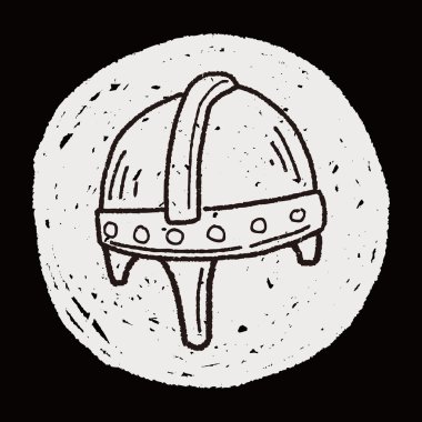 Şövalye kask doodle